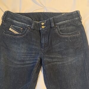 Diesel Women's Dark Blue Straight Leg Jeans